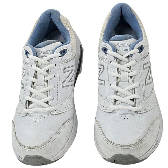 NEW BALANCE 928V3 Womens White and Blue Running Shoes VW928WB3 SZ 9 - Picture 8 of 9